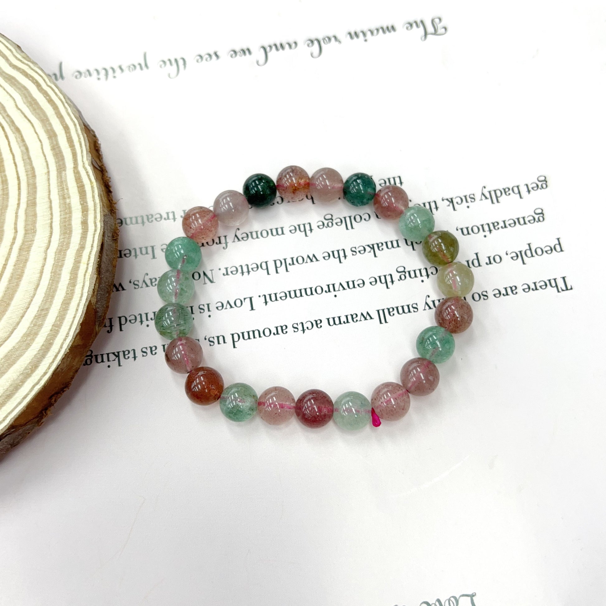 Crystal multi-color bracelet, MYY original, high transparency