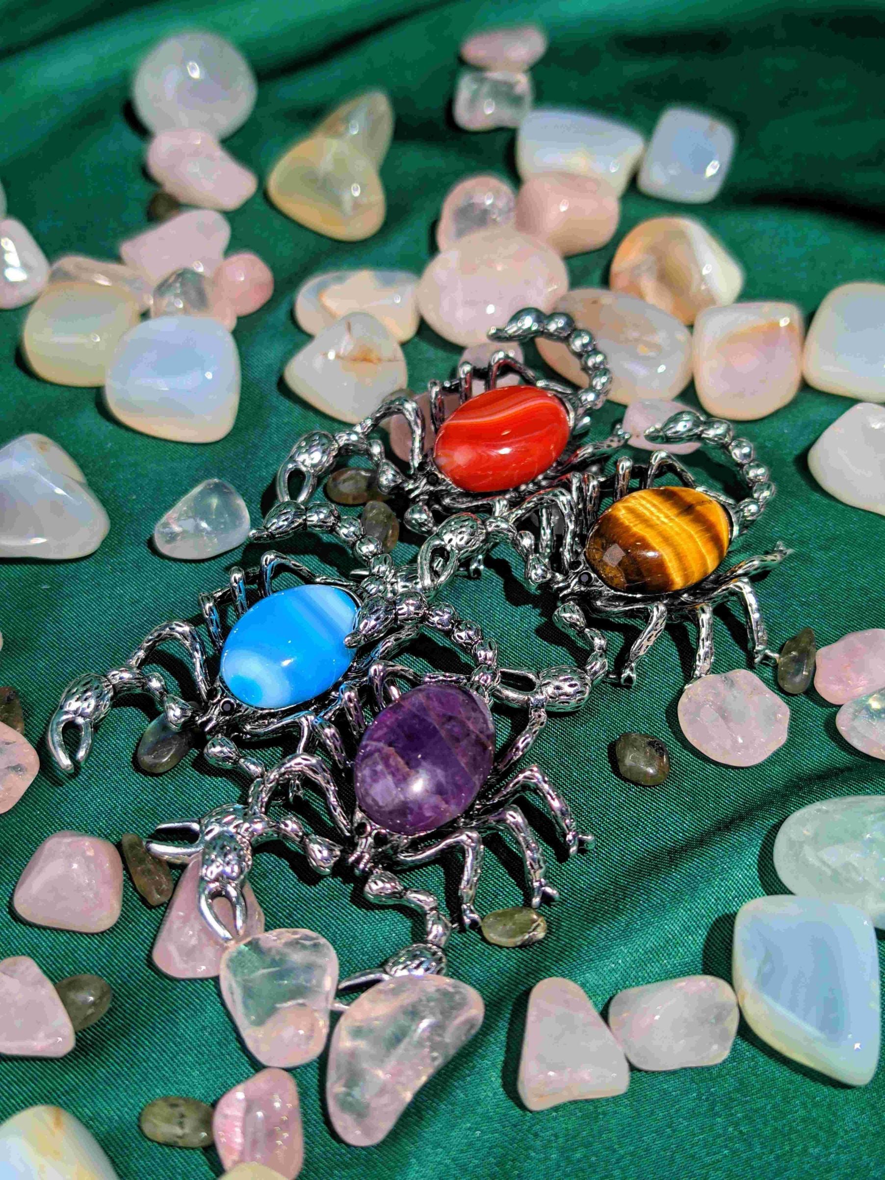 Crystal Scorpion Brooch