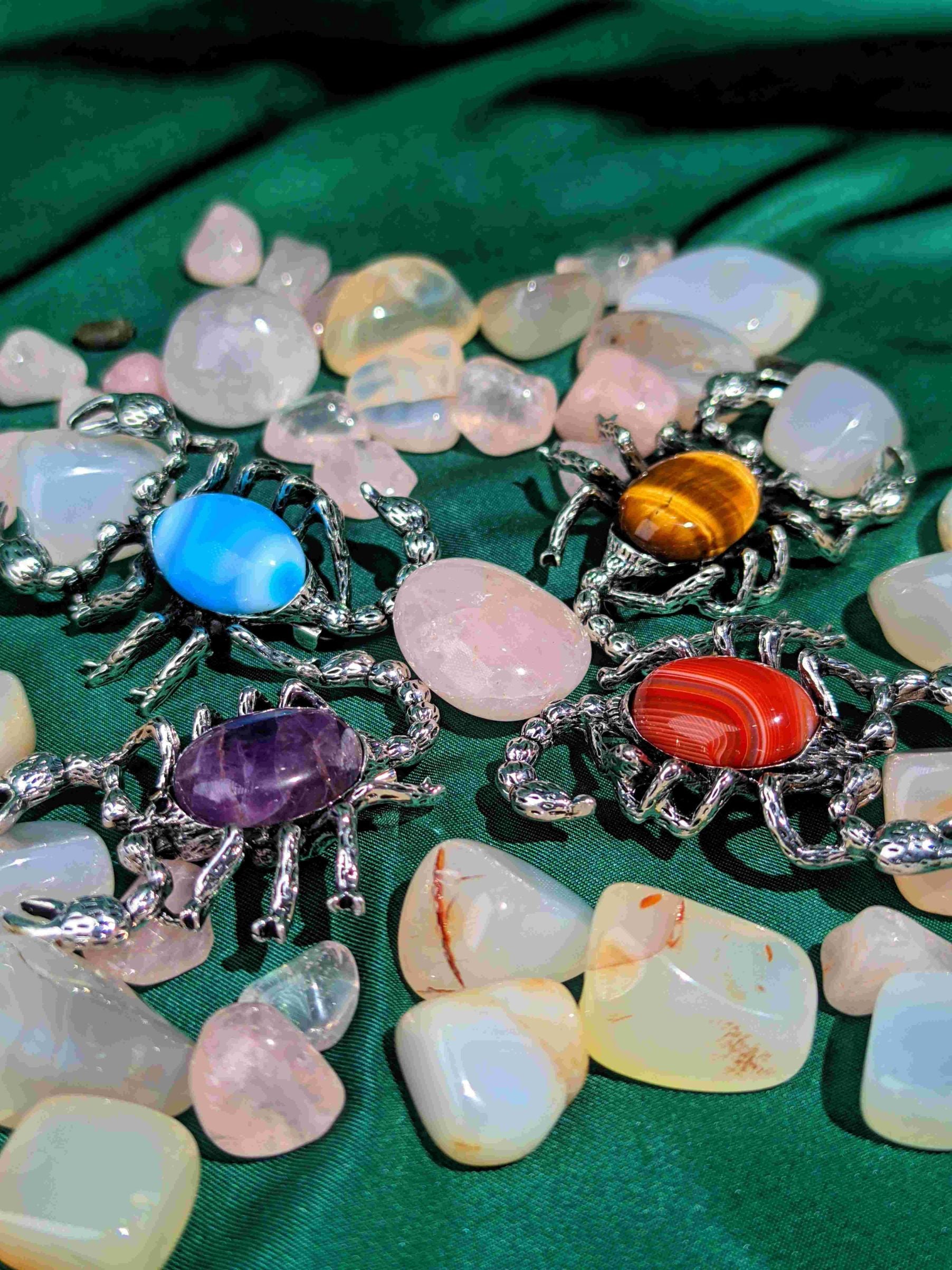 Crystal Scorpion Brooch
