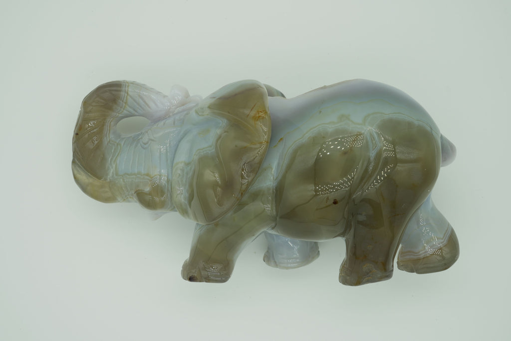Agate Elephant carving