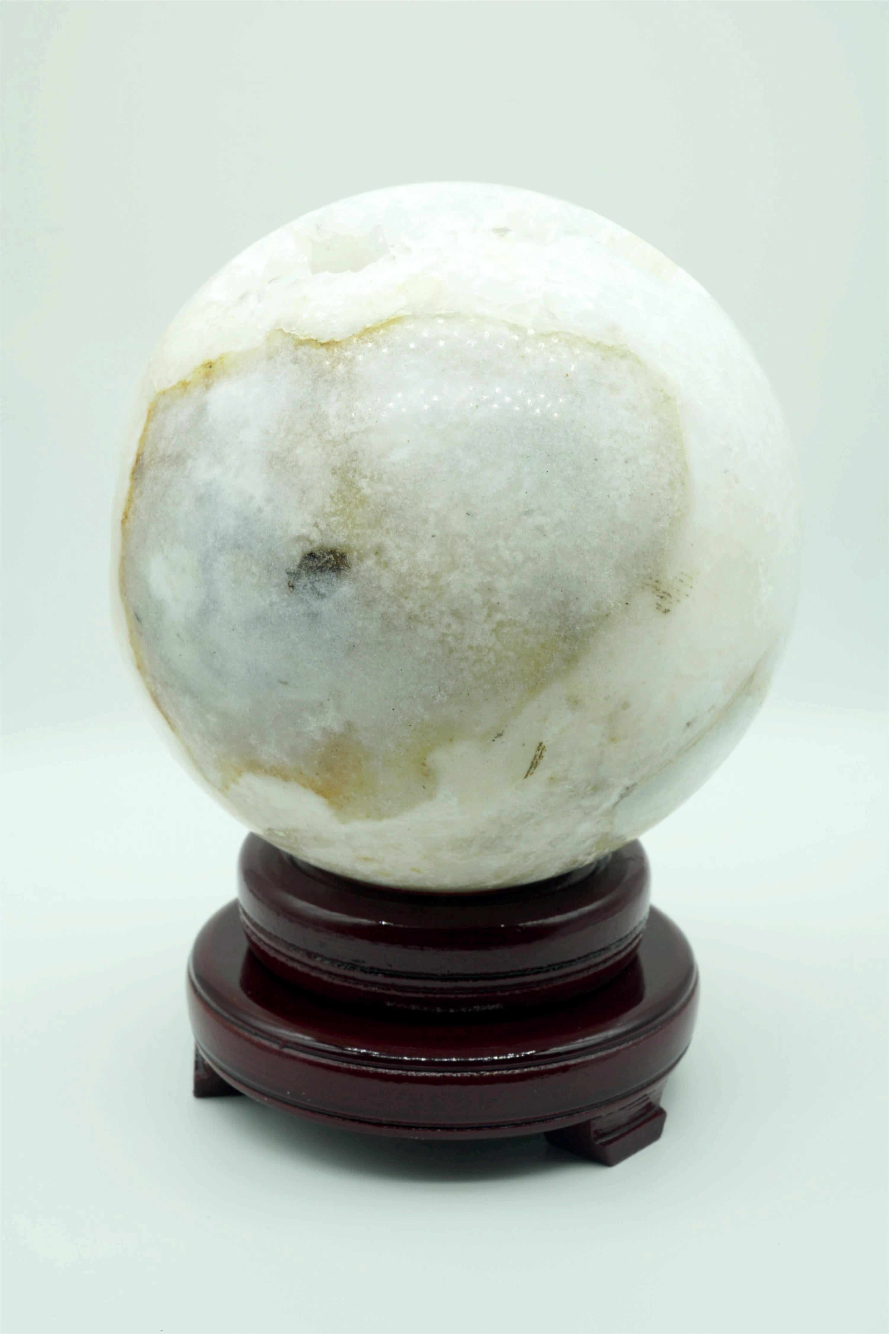 HUGE Natural Agate Geode Sphere